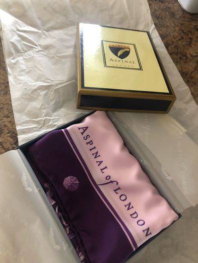 Aspinal of London silk scarf