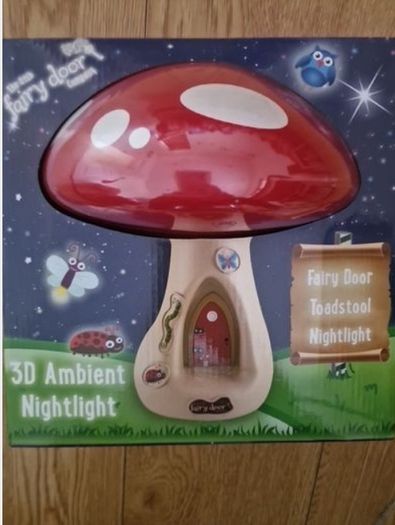 BRAND NEW Irish Fairy Door 3d Toadstool Ambient Nightlight
