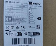 Circular LED ceiling light 18W