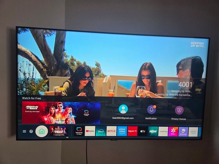 Samsung 55" Q60T QLED 4K HDR Smart TV, Great condition, comes with wall mount and original box