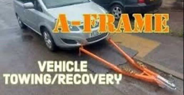 New heavy duty a towing frame dolly transporter recovery