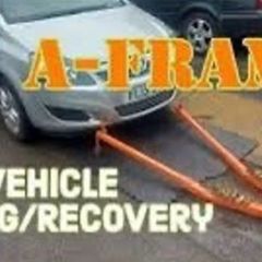 New heavy duty a towing frame dolly transporter recovery