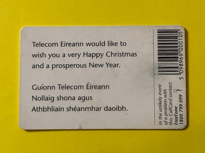 Callcard 1193 Christmas 97 (General)