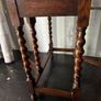 Vintage Oak Barley Twist Gateleg Drop-Leaf Table (c. 1920s) Image 3
