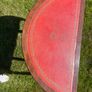 Half moon side table antique Image 3