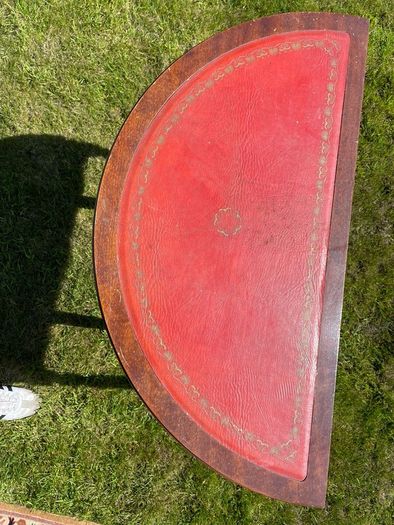 Half moon side table antique