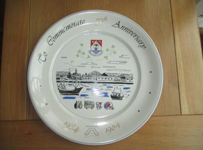Arklow Pottery 50th Anniversary Plate