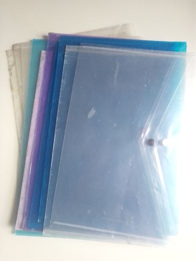Folders and a clear clipboard