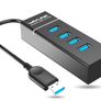 Wavlink 4 Ports USB 3.0 Multi HUB Splitter Expansion Desktop High Speed (Brand New/Warranty) Image 3