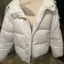 Gaelle White Puffer Jacket, IT 44 with tags. Image 3