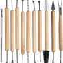 40Pcs Pottery Clay Sculpting Tools, Wooden Pottery Carving Tools Set Sculpture Ceramic Tools Kit Used for for Shaping, Modeling, Smoothing (FREE POSTAGE) Image 7