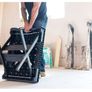 Foldable Workbench with Metal Legs for Maximum Stability, Large Work Surface, with Practical Handle Image 4