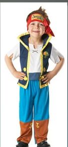 boy halloween costume 2-3 Disney  Jake pirate