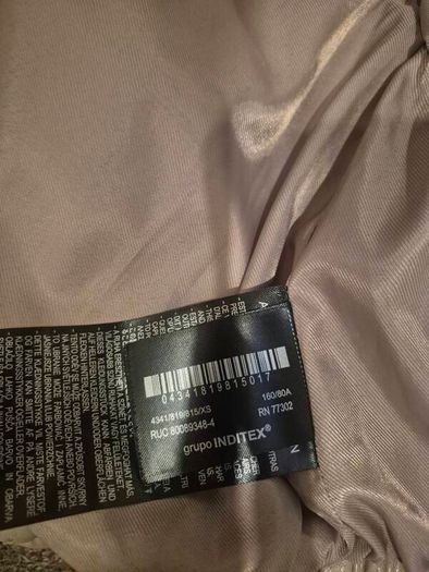 Zara faux leather bomber jacket