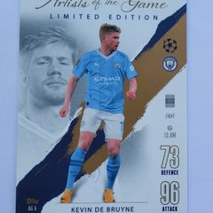 Kevin De Bruyne - Limited Edition  Topps Match Attax CL 2023/24 #AG6  Artists of the Game