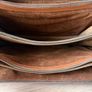 Vintage cognac leather satchel bag Image 5