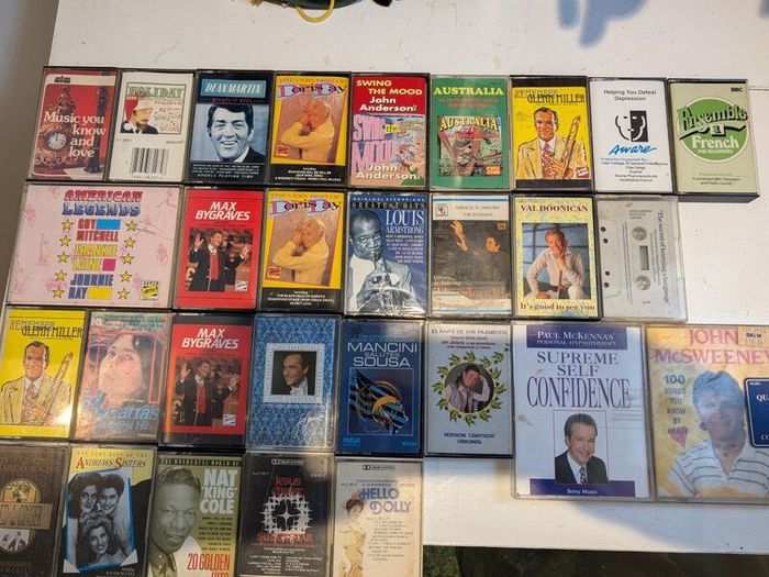 Selection of original cassette tapes