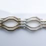 Vintage Sterling Silver 925 Art Deco Bracelet (L-7,5" - 13,24g) Image 3