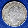 1934 Netherlands Silver 10 Cents - Wilhelmina coin Image 2