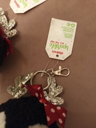 Set of 2 christmas keyrings
