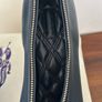 Burberry Navy Leather Baby Zip Heels Size 8 Image 7