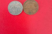 1966 Irish Shilling and Halfpenny