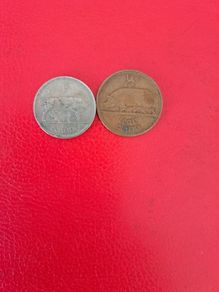 1966 Irish Shilling and Halfpenny