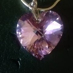 sterling silver heart necklace