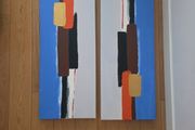 Acrylic or maybe oil paintings