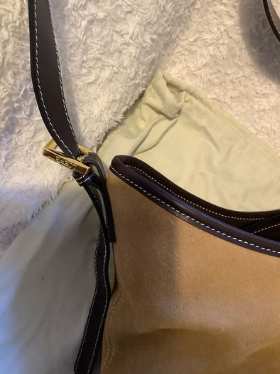 Loewe shoulder bag / suede leather/ new