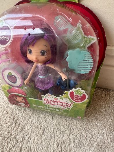 Strawberry Shortcake Sweet Beats Doll Plum Pudding Damaged Box Please see photos