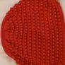 Zara Red Crocheted Bobble Bag Image 4