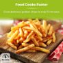 Family Size Air Fryer with Rapid Air Circulation, 60-Minute Timer, 4.3 Litre, 1500W, Black (FREE POSTAGE) Image 2