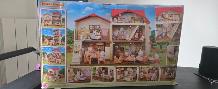 sylvanian family red roof country home gift set