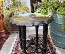 Victorian Hand Painted Papier mache table