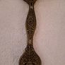 Vintage tappestry backed brush and mirror Image 9