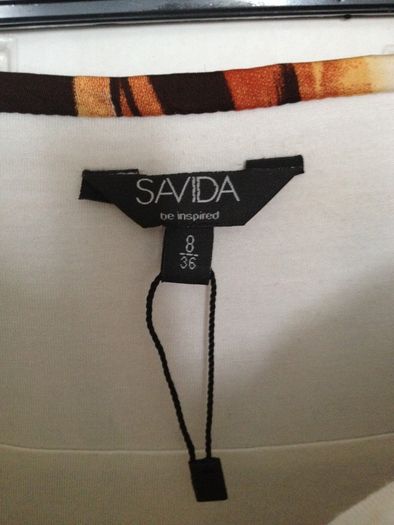 SAVIDA... Beautiful Multicoloured Maxi Dress (10-12)