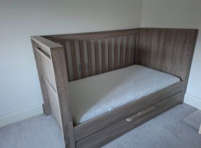 Mamas & Papas Franklin Cotbed Grey