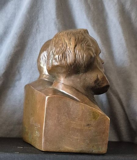 Vintage soviet russian bust of Vladimir lenin / Karl marx