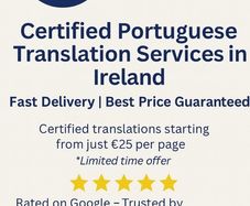 Certified Portuguese Translation Services in Ireland