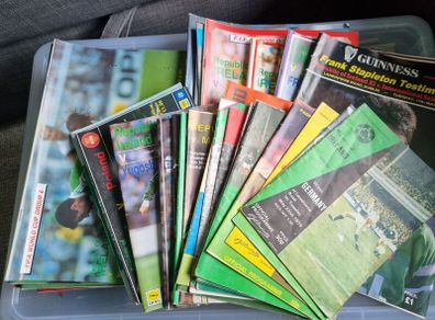 Collection of Ireland Soccer Programmes