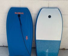 Body board 100 blue with wrist leash Size 36 Inches