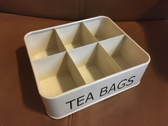 Metal Tea Bag Holder/Caddy