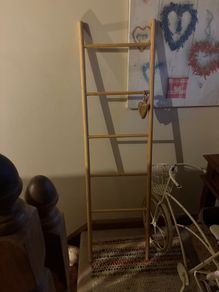 Bamboo Towel rail /ladder