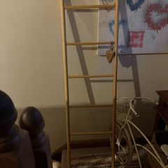 Bamboo Towel rail /ladder