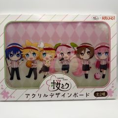 Sakura Miku Acrylic Design Board Round One Hatsune Miku