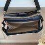Eddie Bauer Computer Shoulder Bag Two-Tone Green Navy Tech Commuter Case Image 3