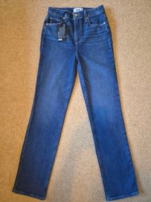Paige Stella High Rise Straight Leg Jeans - 25W