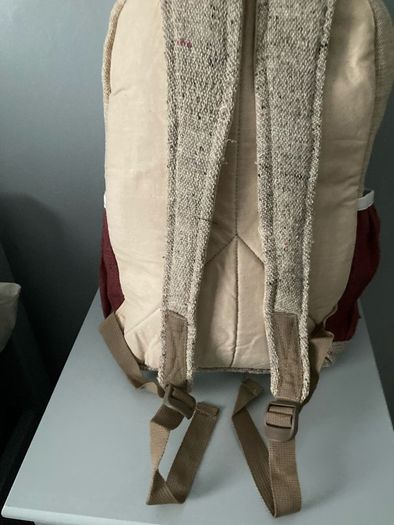 Brand New Natural Hemp Fibre backpack /schoolbag