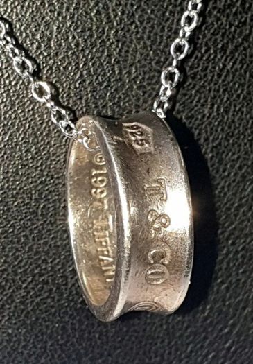 Authentic Vintage Tiffany & Co. 1837 Silver Ring